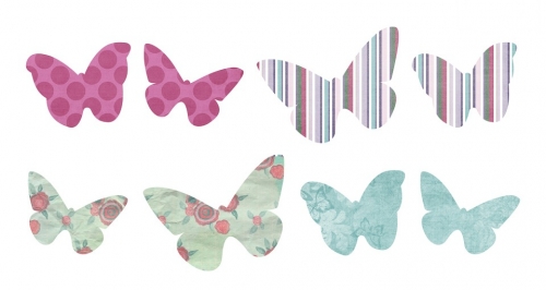 Papillons semblables par deux